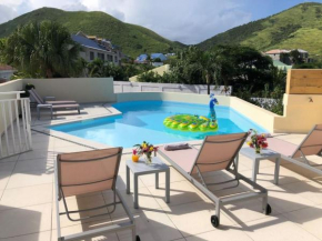 Beautiful suite S9, pool, sea view, Pinel Island